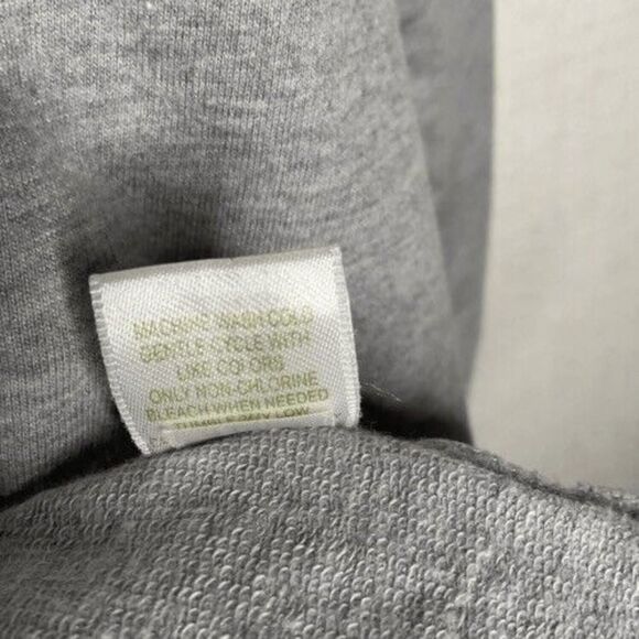 Garnet Hill Womens Size M Grey Belted Cotton Robe Style Open Front Cardigan - Picture 4 of 10